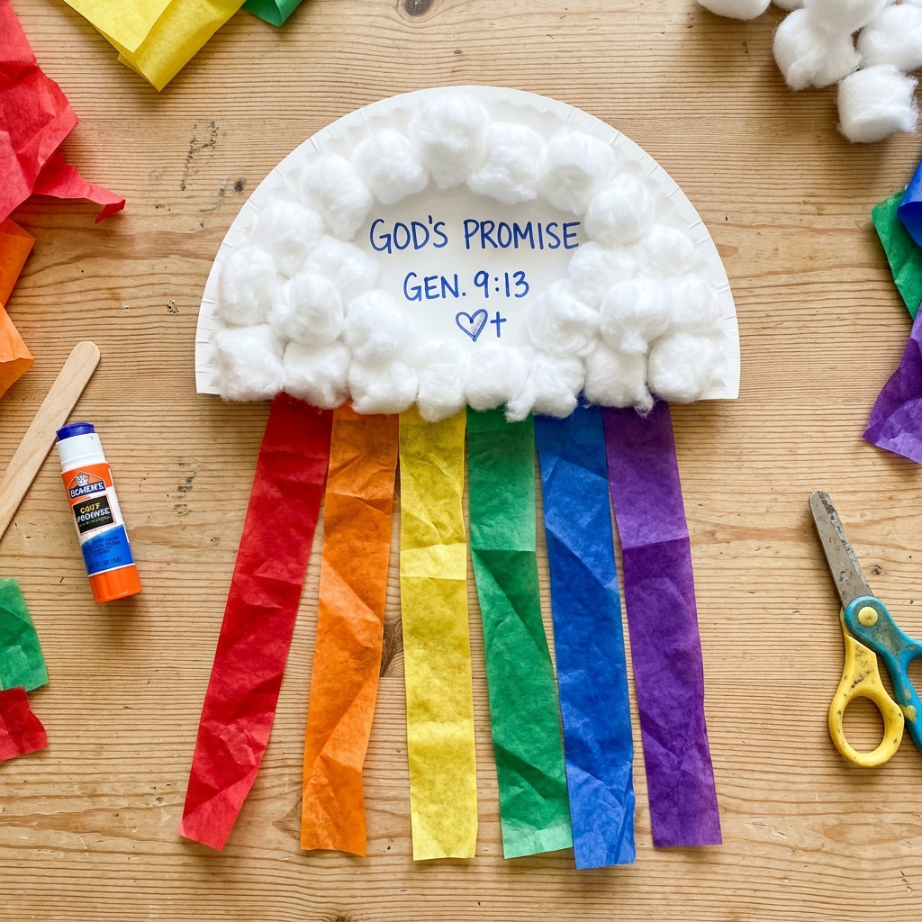 Finished Rainbow Plate