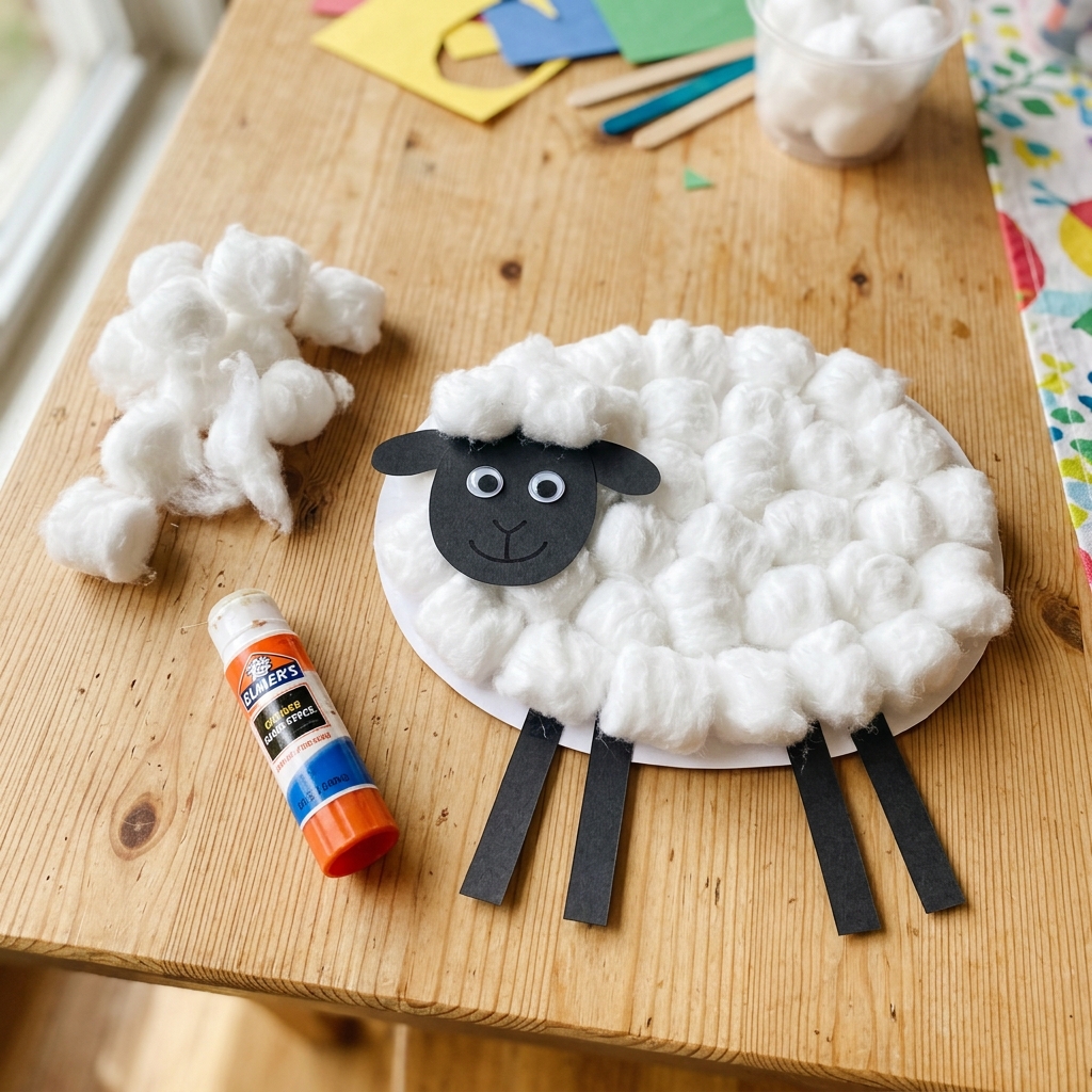 Finished Fluffy Sheep